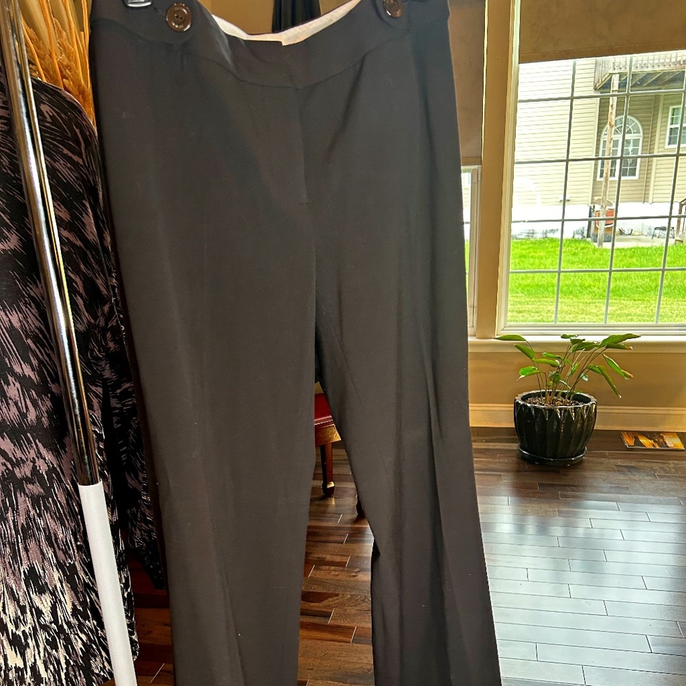 BLACK ADRIENNE VITTADINI DRESS PANTS